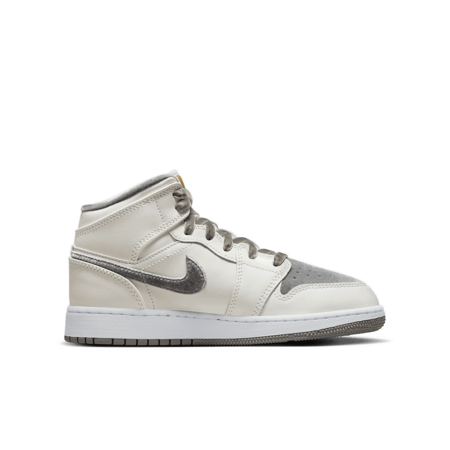 Tenisice i cipele Jordan Air Jordan 1 Mid SE "Velvet Toe" GS Bijela | FB9899-100, 1