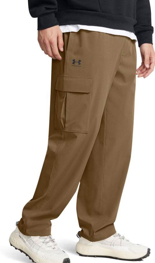 Cargo hlače Under Armour UA Vibe Woven Cargo Pants Smeđa | 1386558-498