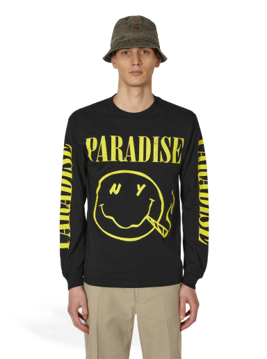 Majica kratkih rukava PARADIS3 Nirvana In T-Shirt Crna | PANIRVANALS 002