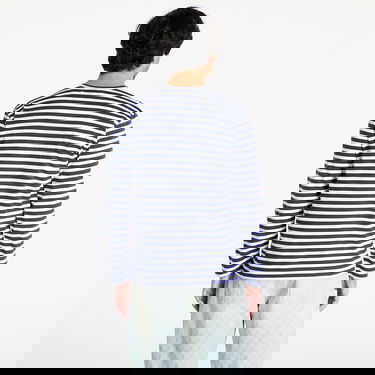 Majica kratkih rukava Comme des Garçons Comme des Garçons PLAY Stripe Emblem Long Sleeve Tee Tamnoplava | AX-T806 NAVYxWHITE, 5