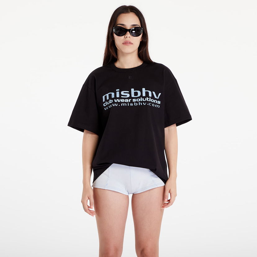 Majica kratkih rukava MISBHV Homepage T-Shirt UNISEX Black Crna | 241M118