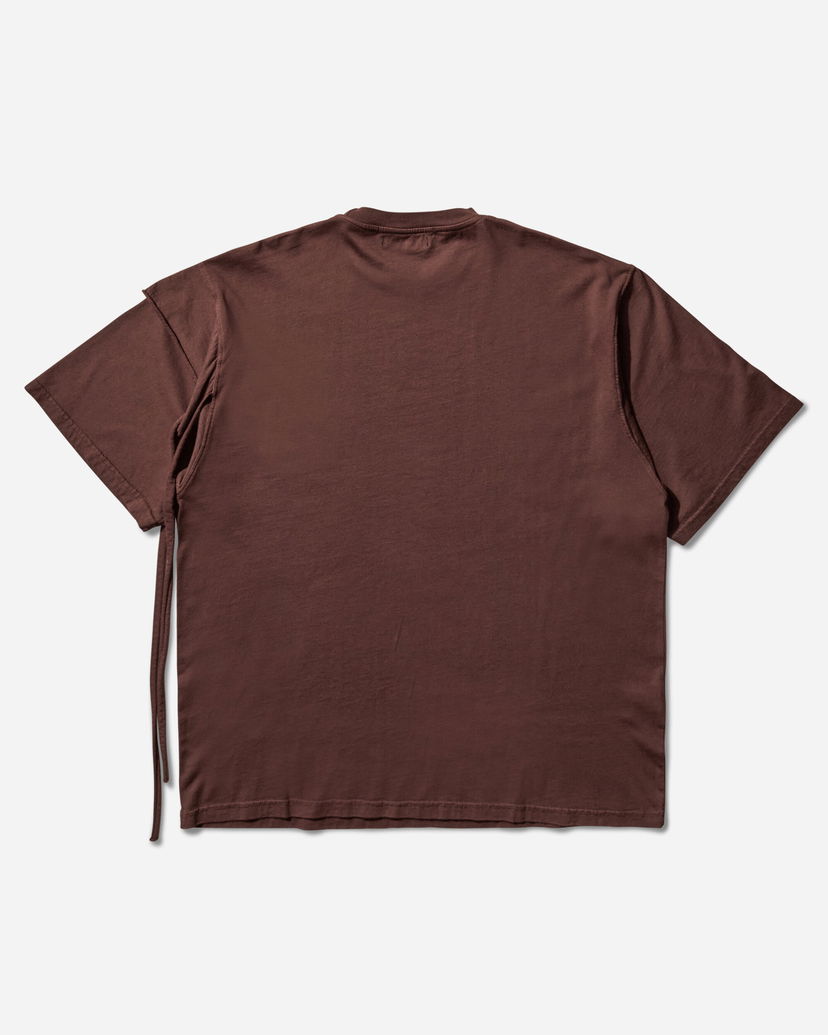 Majica kratkih rukava Ottolinger Julien Ceccaldi Deconstructed Boxy T-Shirt Smeđa | 11510241505 BRW