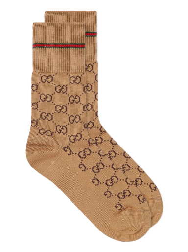 Čarape Gucci Gg Socks Smeđa | 572266-4G056-9866