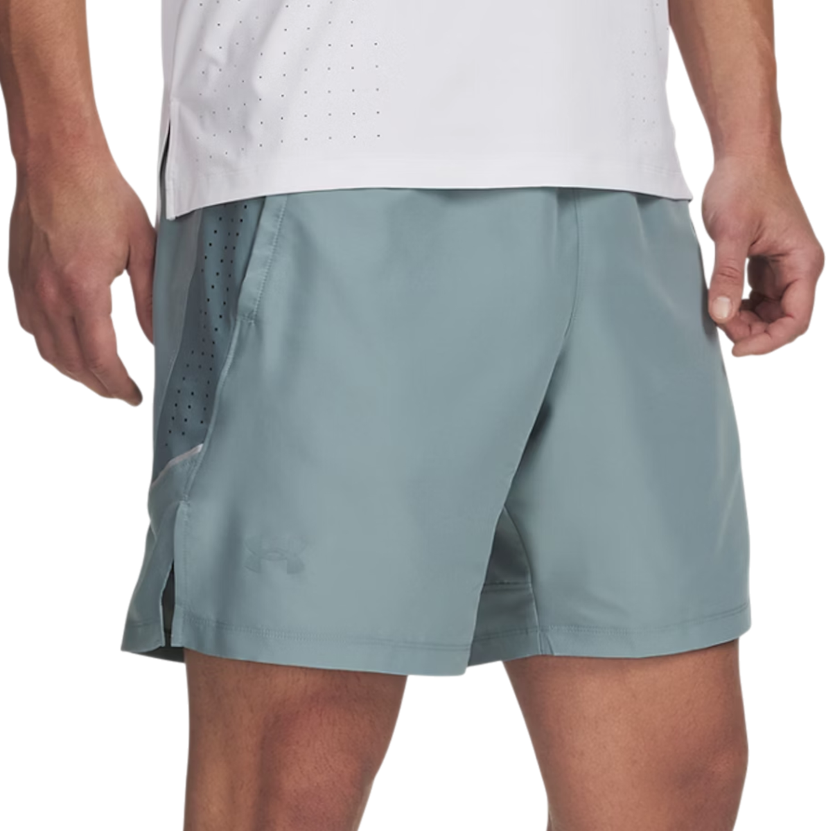 Kratke hlače Under Armour LAUNCH PRO 2n1 7'' Shorts Tirkiz | 1376831-323, 0