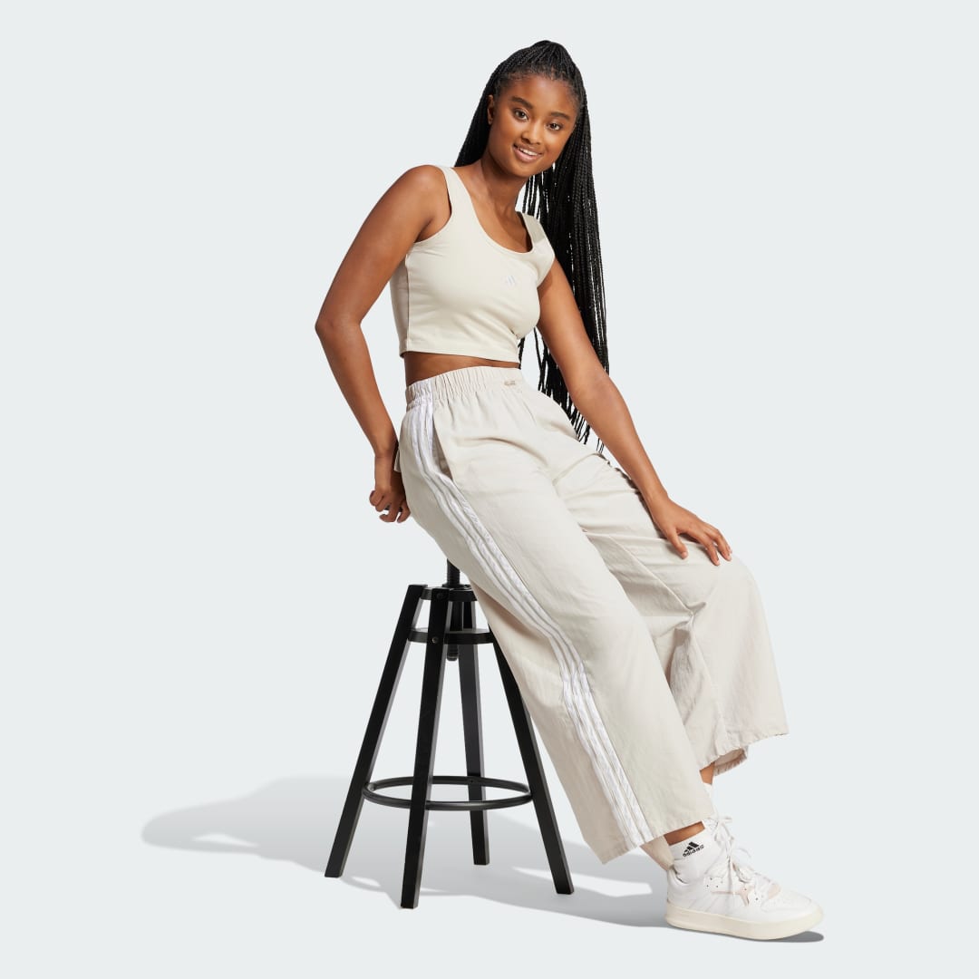 Majica bez rukava adidas Performance Small Logo Cotton Tank Top Bež | JD0561, 1