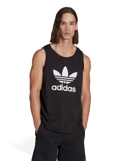 Majica bez rukava adidas Originals Adicolor Classics Trefoil Tanktop Crna | IA4811