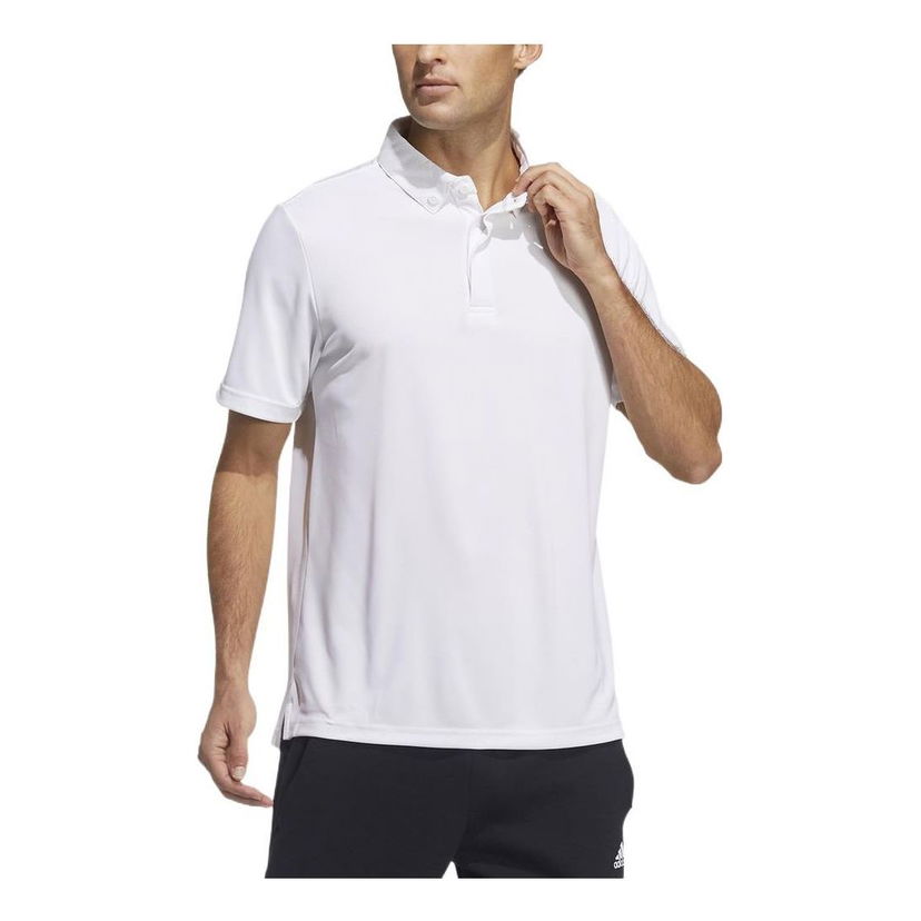 Polo majica adidas Originals adidas Casual Sports Short Sleeve Polo Shirt Bijela | GN0810