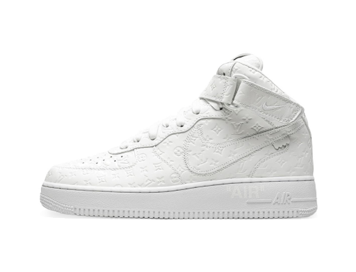 Tenisice i cipele Nike Louis Vuitton By Virgil Abloh x Air Force 1 Mid Bijela | MS0222