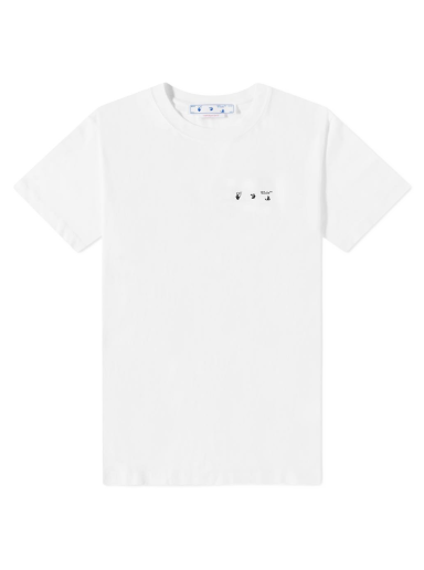 Majica kratkih rukava Off-White Caravagio Painting Slim Tee Bijela | OMAA027C99JER0050110