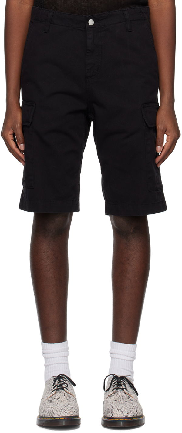 Kratke hlače Carhartt WIP Regular Cargo Shorts Crna | I031517