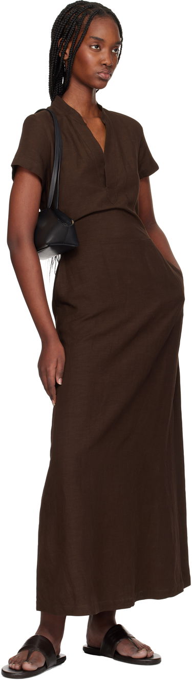 Dodaci Marsèll Marsèll Spanciata Leather Thong Sandals Smeđa | MW7986 P017, 4