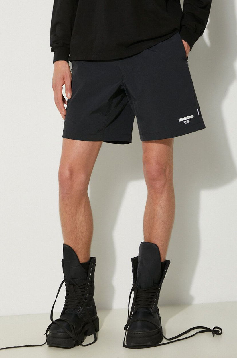 Kratke hlače Neighborhood NEIGHBORHOOD Multifunctional Shorts Crna | 241TSNH.PTM06