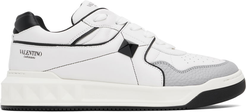 Tenisice i cipele Valentino Valentino Garavani One Stud Low-Top Nappa Bijela | 6Y2S0E71NWN