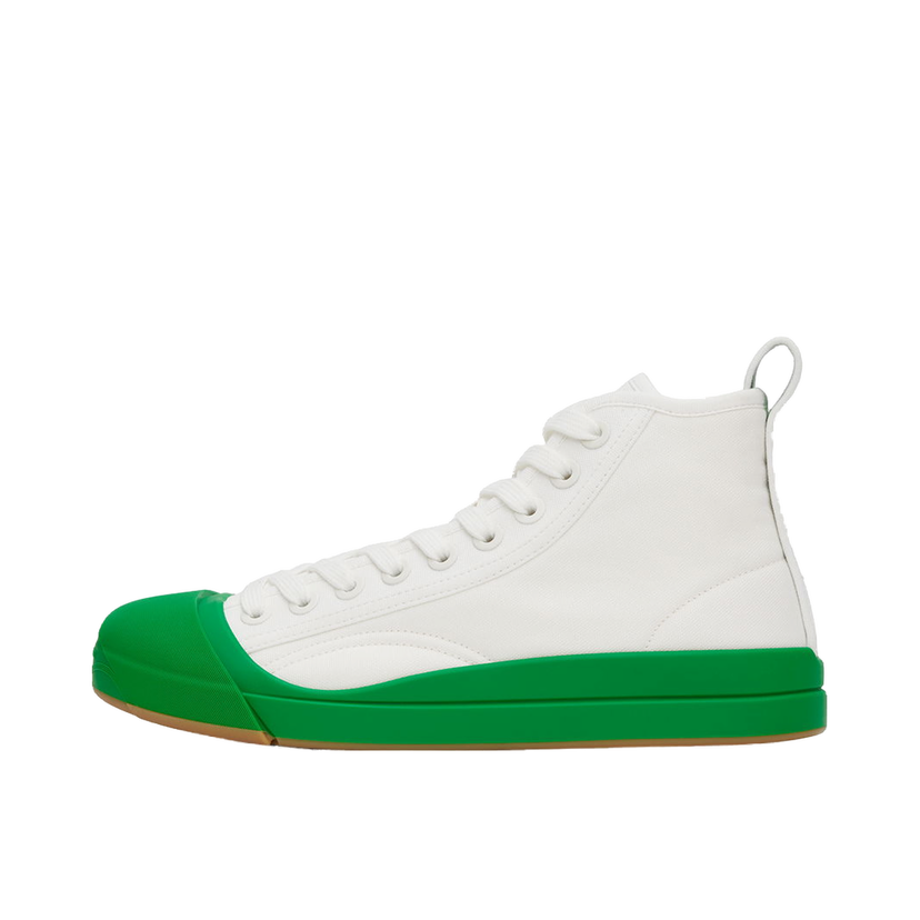 Tenisice i cipele Bottega Veneta White & Green Vulcan Sneakers Bijela | 755654 V2R10