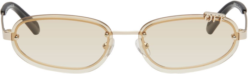 Sunčane naočale Off-White Off-White Miami Sunglasses Bež | OERI13MC99MET001766E
