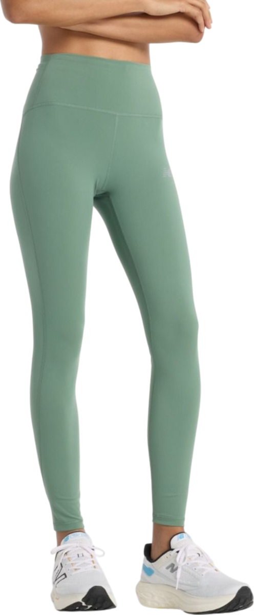 Tajice New Balance Sleek Pocket High Rise 7/8 Leggings Zelena | wp51275-dkj