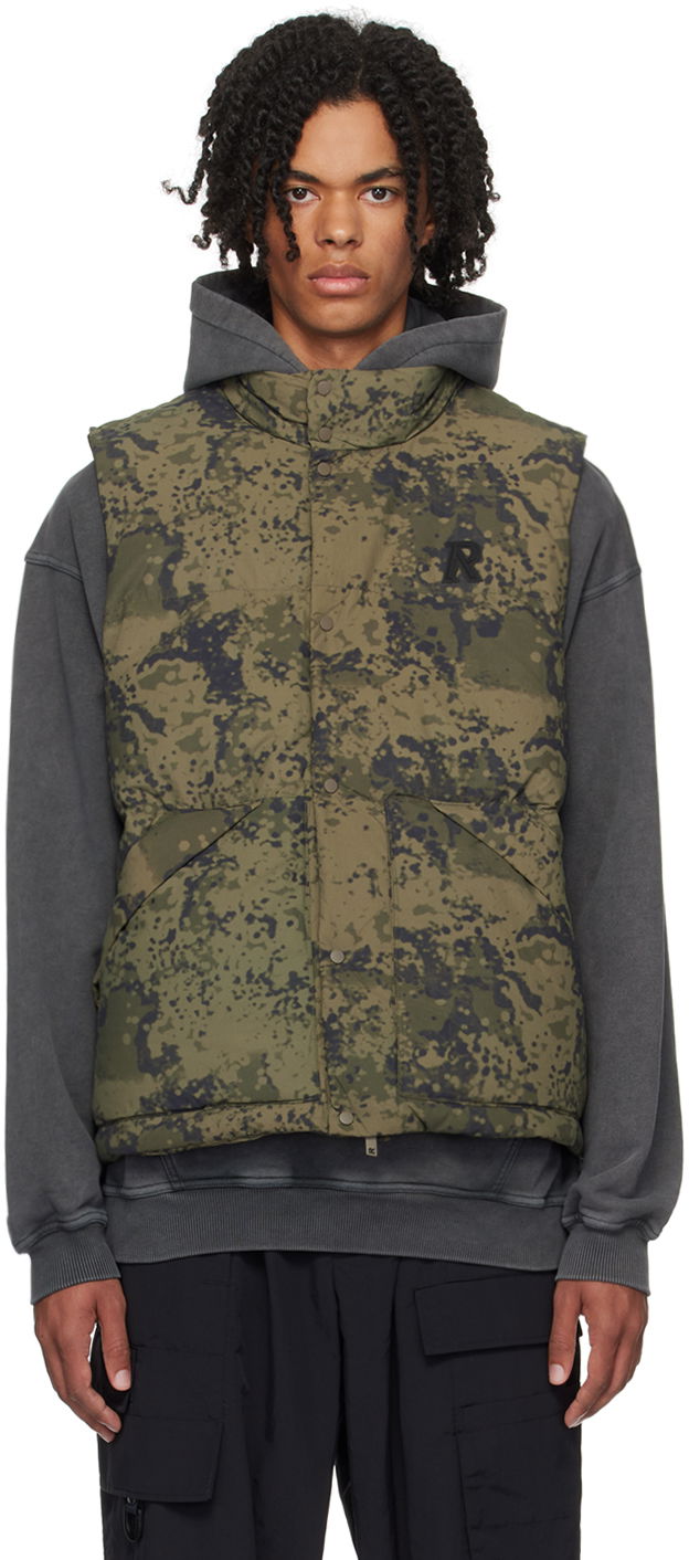 Prsluk Represent Clo Camouflage Down Vest Zelena | MG1001-11