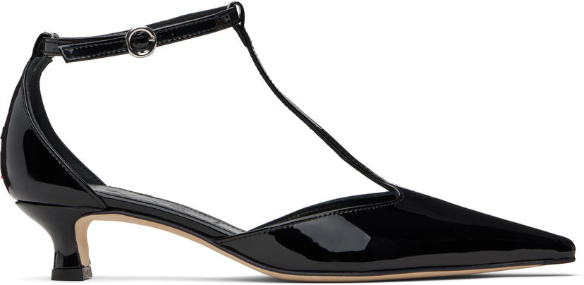 Dodaci Aeyde Aeyde Liz T-Bar Kitten Heels Crna | A11-PU0596005001-225