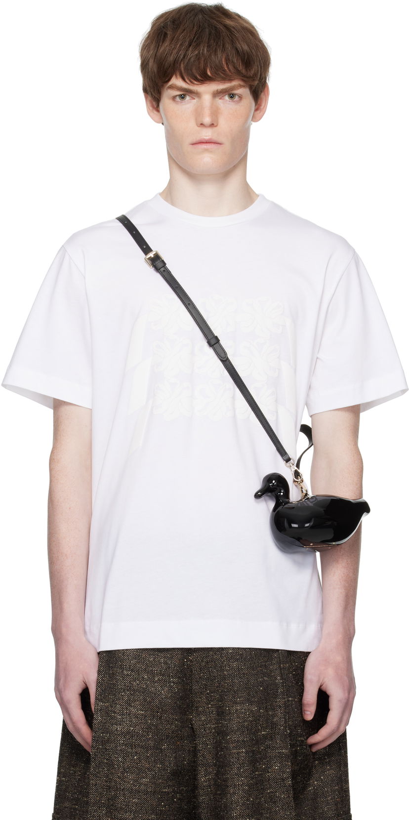 Majica kratkih rukava Simone Rocha Simone Rocha Daisy Chain Print T-Shirt Bijela | 5195P46-M 0569