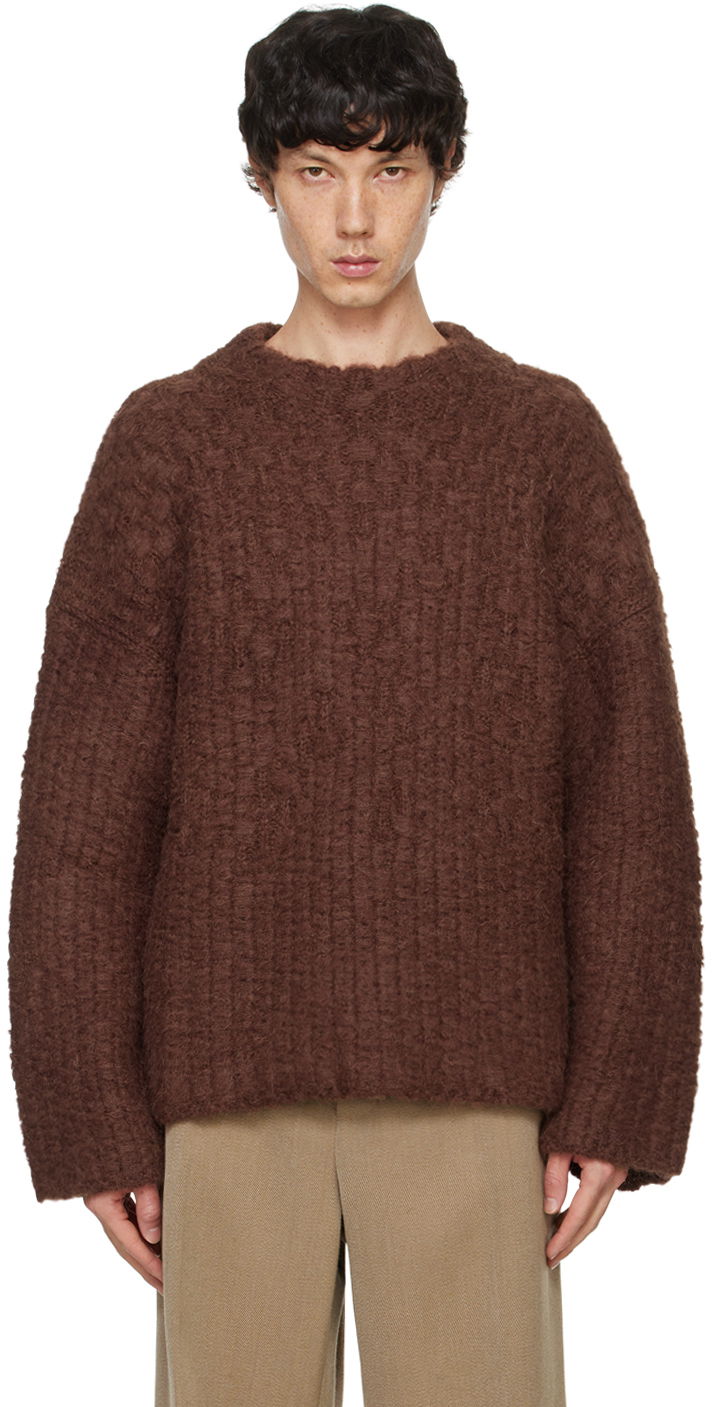 Džemper Jil Sander Brown Mohair Sweater Smeđa | J47GP0170_J14731