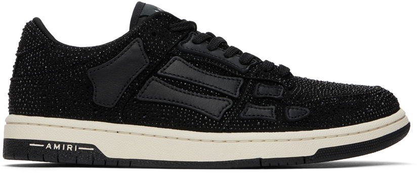 Odjeća AMIRI AMIRI Crystal Skel Low Top Crna | AMFOSR1035