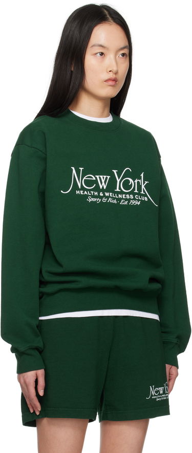 Džemper Sporty & Rich Sporty & Rich NY94 Crewneck Sweatshirt Zelena | ST071606034GR10, 4
