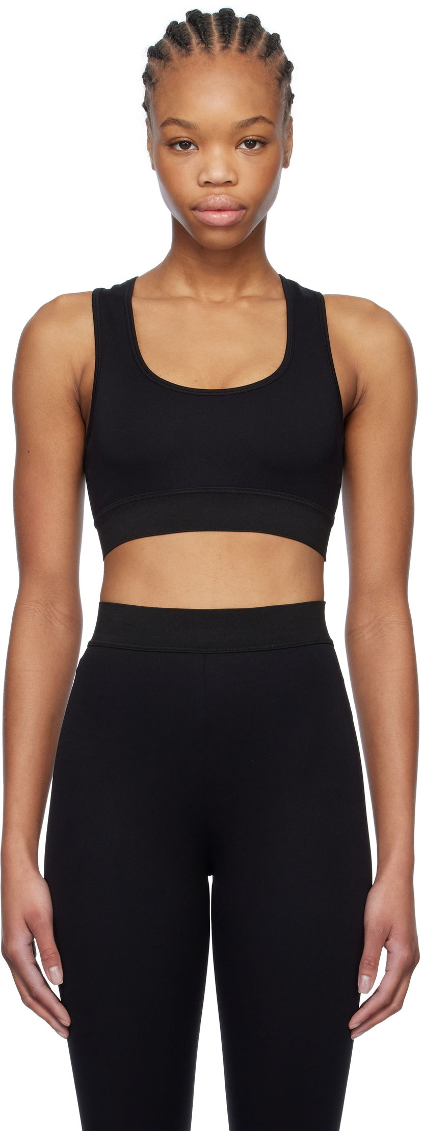 Grudnjak WARDROBE.NYC Rosie Huntington-Whiteley Edition Active Sport Bra Crna | W1112R19JE