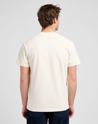 Majica kratkih rukava Lee Workwear Relaxed Graphic Tee Bež | 112370484, 0