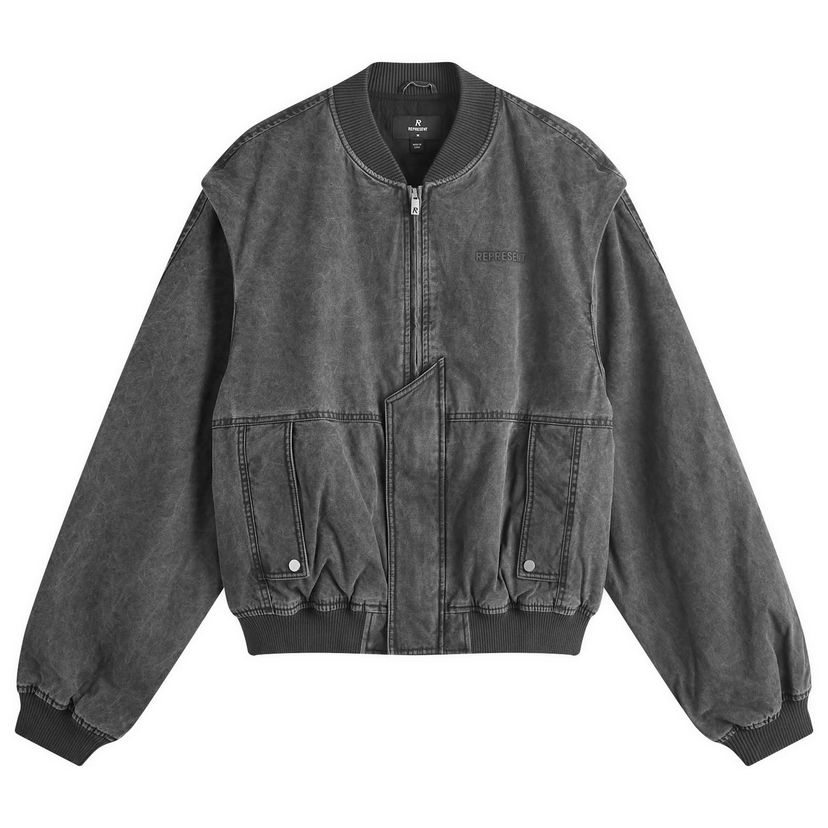 Bomber jakna Represent Clo Inset Sleeve Bomber Jacket Siva | MLM1034-230