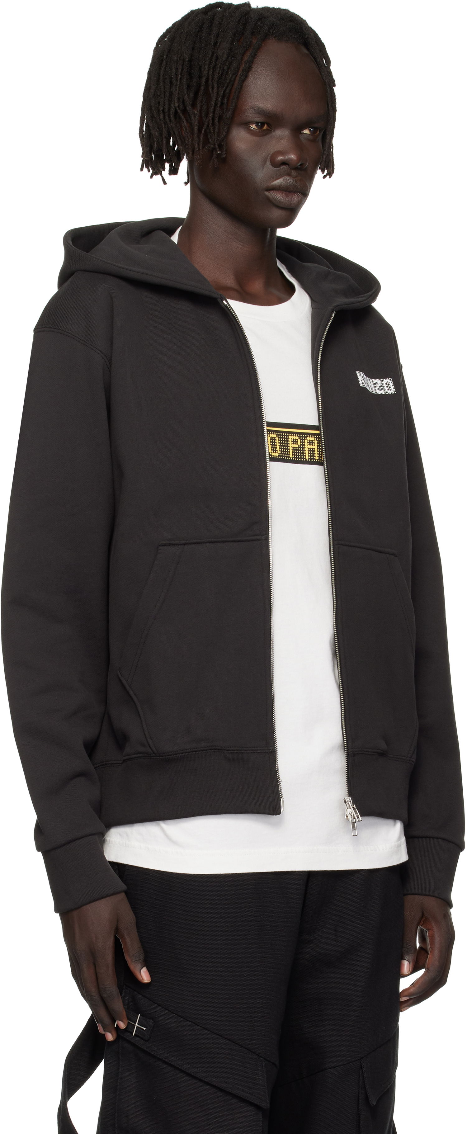 Dukserice KENZO Kenzo Paris 'KENZO City' Full-Zip Hoodie Crna | FF65HO2544MC, 1