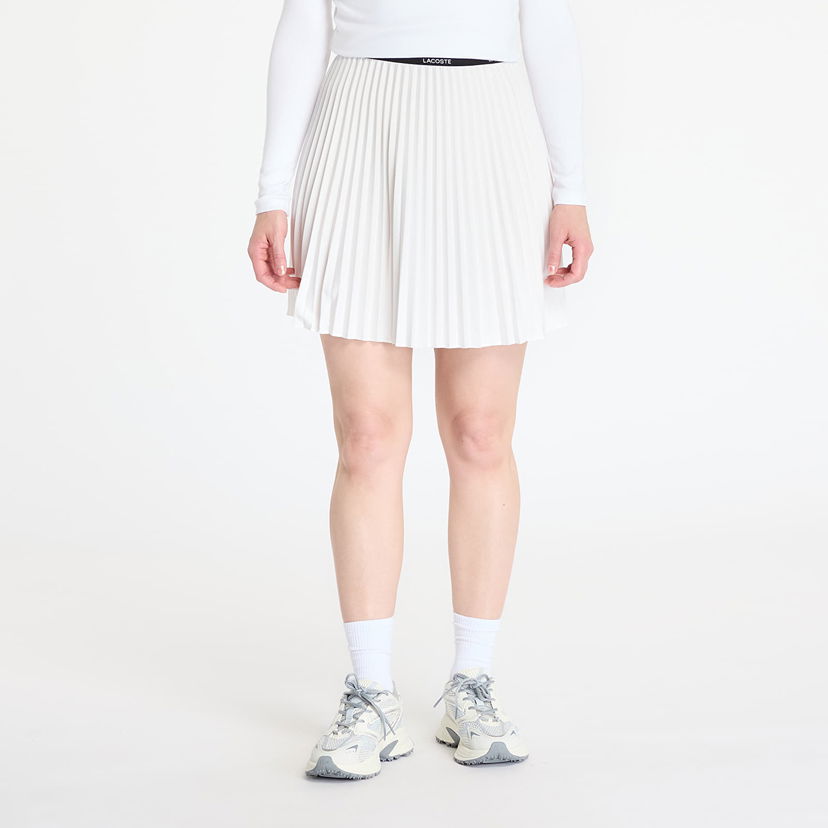 Suknja Lacoste LACOSTE Pleated Tennis Skirt Bijela | JF1403 70V