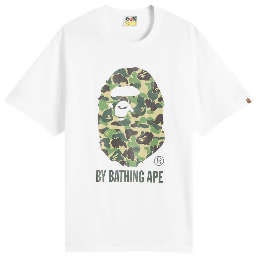Majica kratkih rukava BAPE A Bathing Ape ABC Camo T-Shirt, Size Large Bijela | 001TEL301007M-WGN