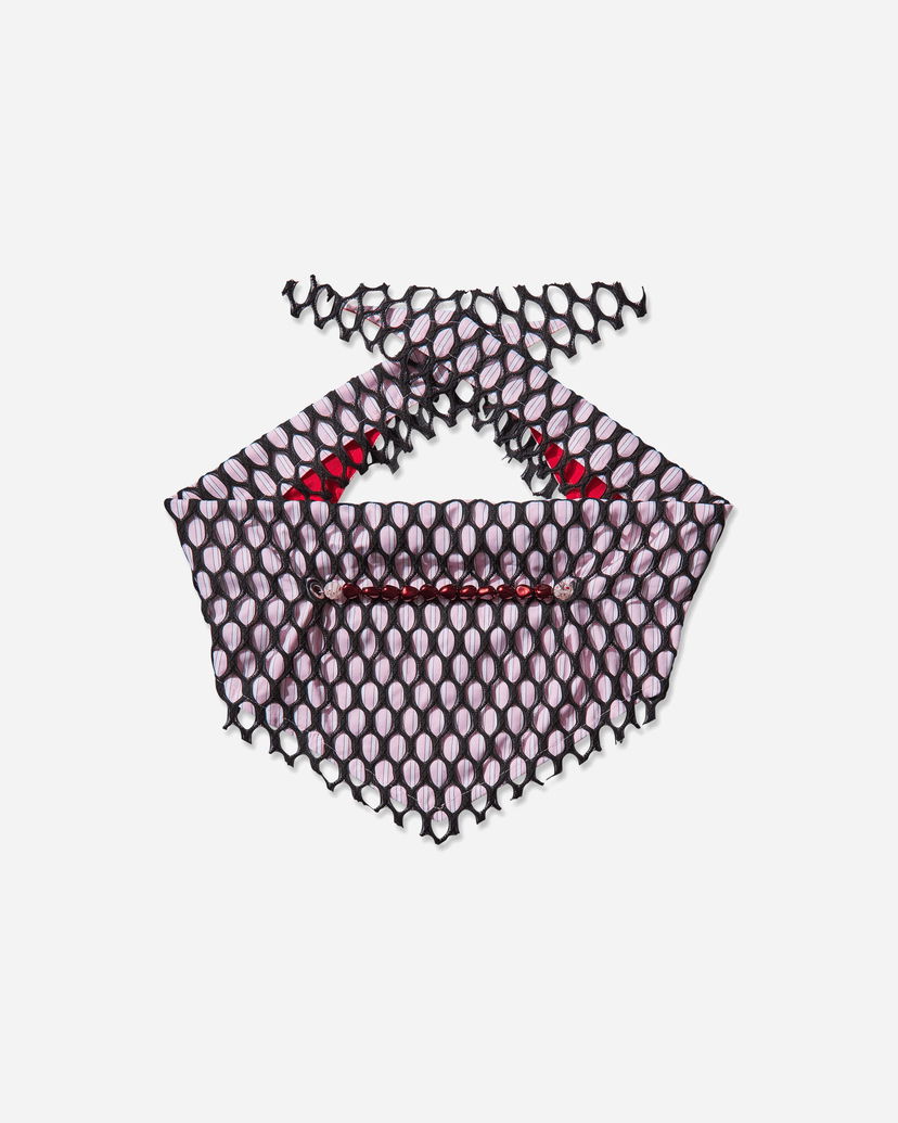 Ogrlica KIKO KOSTADINOV Armantrout Pearl Necklace with Pink Stripes and Red Pearls Ružičasta | KKWAW25NL01 155