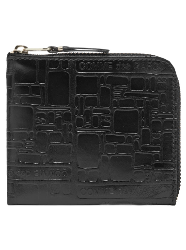 Novčanik Comme des Garçons Embossed Logo Wallet Crna | SA3100EL-1