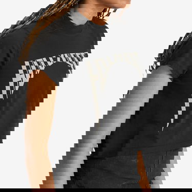 Crop top Rick Owens Rick Owens DRKSHDW Cropped Small Level T-Shirt, Size Large Crna | DS01E3207-RNEP2-0908, 5