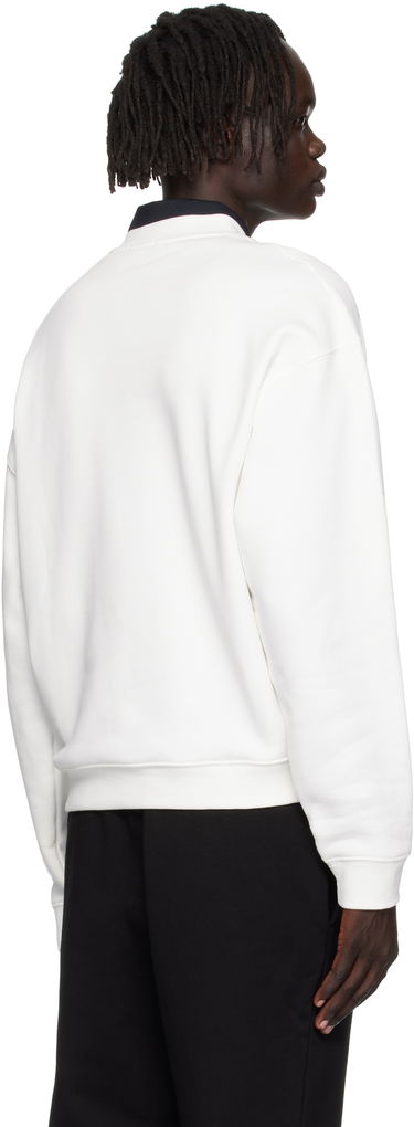 Dukserice Lacoste Loose Fit Heavy Fleece Sweatshirt Bijela | SH7745_70V, 2