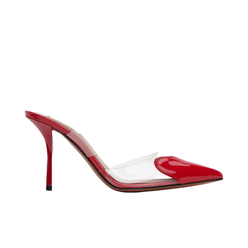 Tenisice i cipele Alaïa 'Le Cœur' Patent Leather & PVC Pumps Crvena | AA3M053CK150