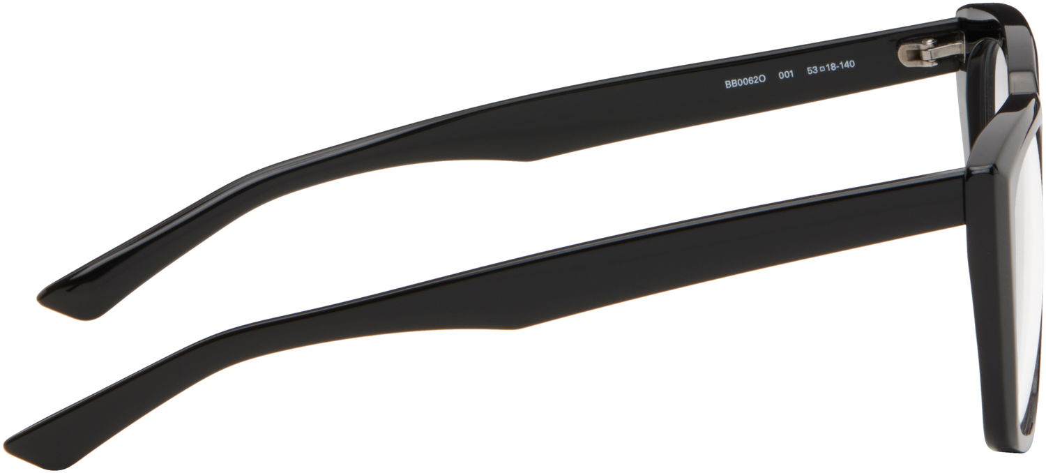 Sunčane naočale Balenciaga Black Cat-Eye Glasses Crna | BB0062O-001, 1