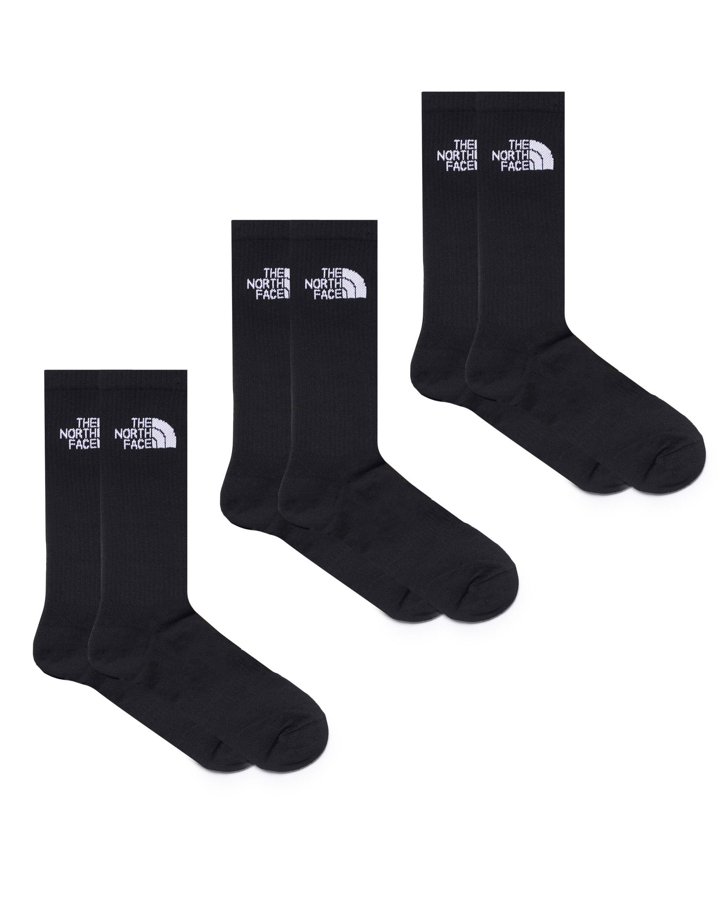 Čarape The North Face Multi Sport Cush Crew Sock 3-Pack Crna | NF0A882HJK31, 0