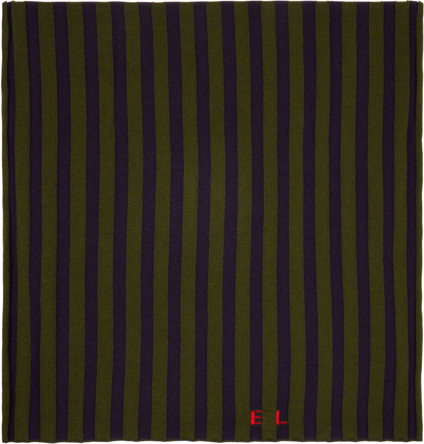 Šal Eckhaus Latta Eckhaus Latta Keyboard Striped Knit Scarf Ljubičasta | 8256-EL-PF25-M -