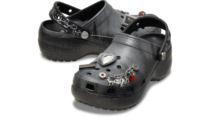 Tenisice i cipele Crocs The Twilight Saga Distressed Classic Platform Clogs Crna | 212239-90H, 1