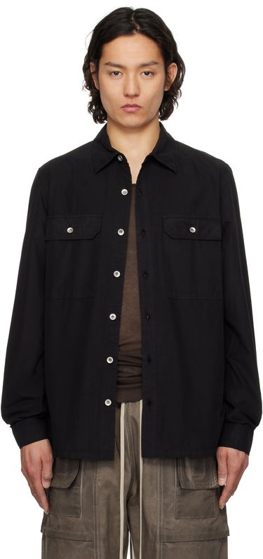 Košulja Rick Owens Rick Owens DRKSHDW Hollywood Overshirt Crna | DU01E3296 P, 0