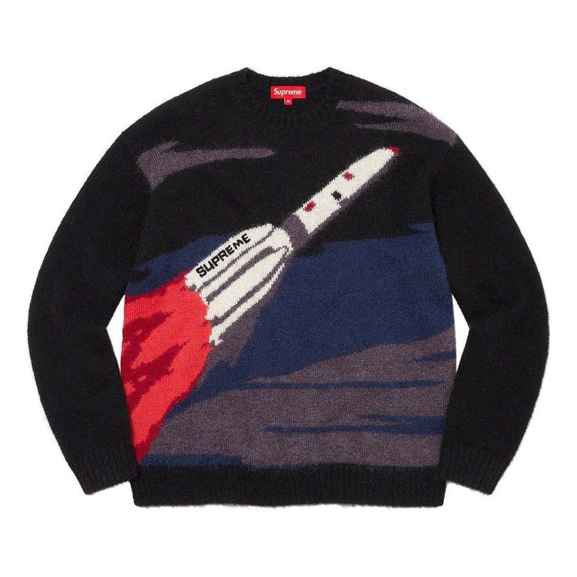 Džemper Supreme Rocket Knit Sweater Crna | SUP-FW22-727