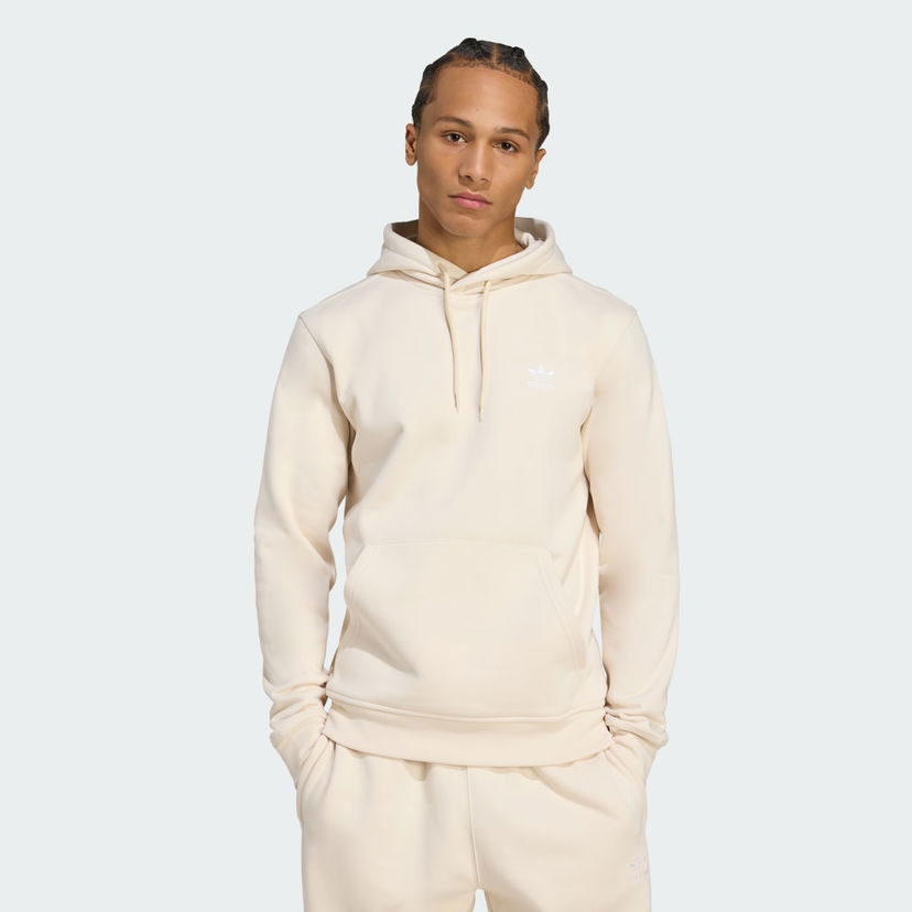 Dukserice adidas Performance Trefoil Essentials Hoodie Bež | HZ3598