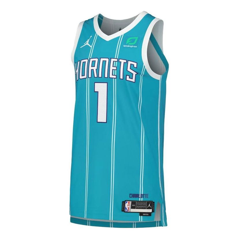 Dres Jordan NBA Charlotte Hornets Icon Edition Swingman Jersey LaMelo Ball Plava | CN6336-446