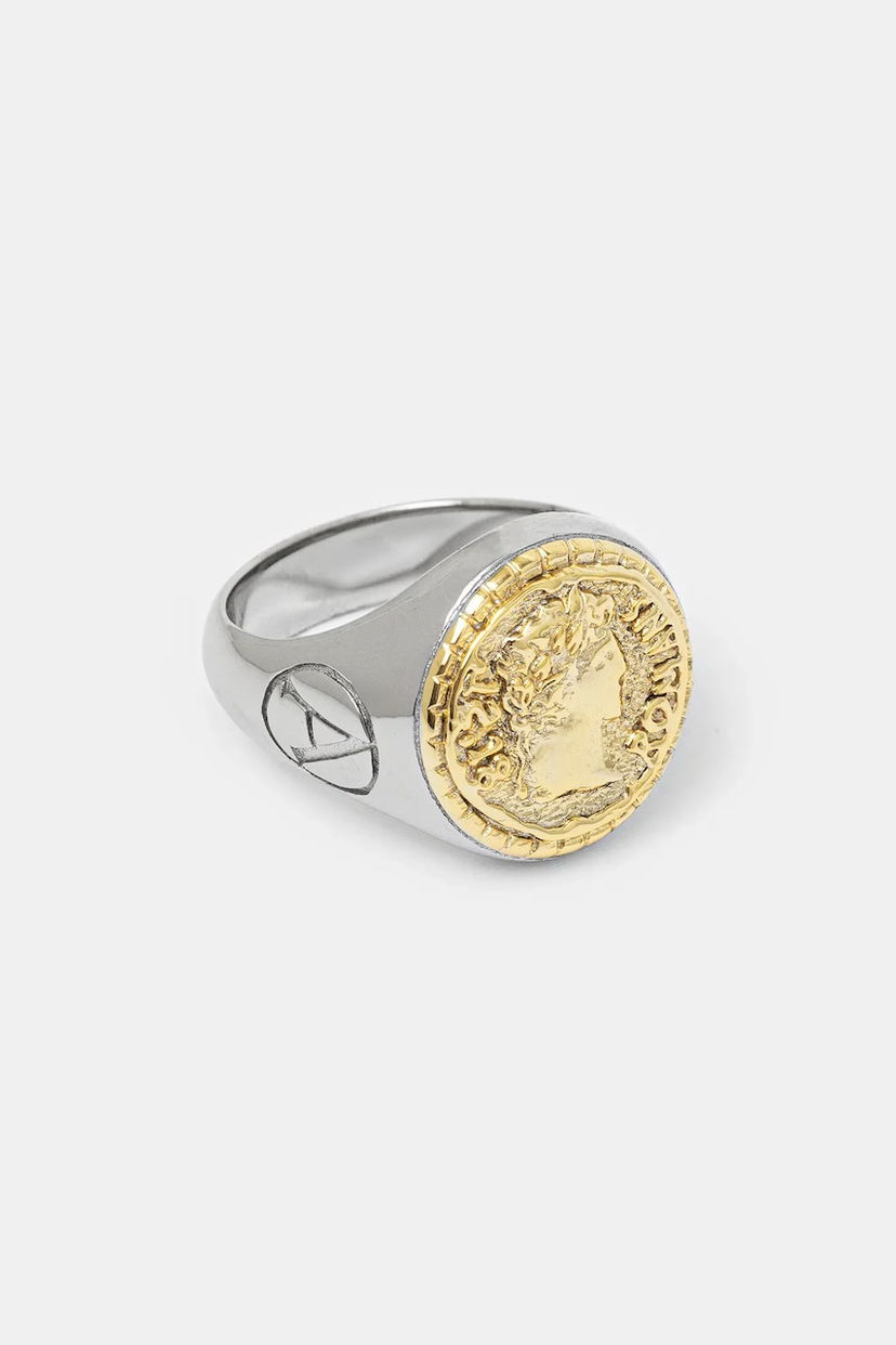 Prsten Aries Aries Signet Ring Metalik | AR9020303