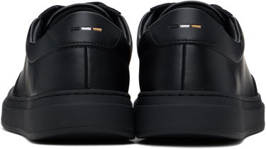 Tenisice i cipele BOSS BOSS Coated-Leather Logo Crna | 50536504, 1
