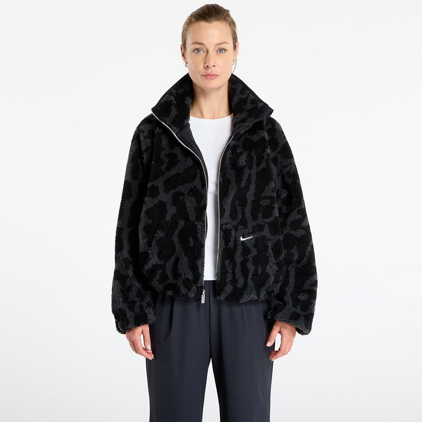 Jakna Nike Sportswear High-Pile Fleece Jacket Crna | HV2070-010