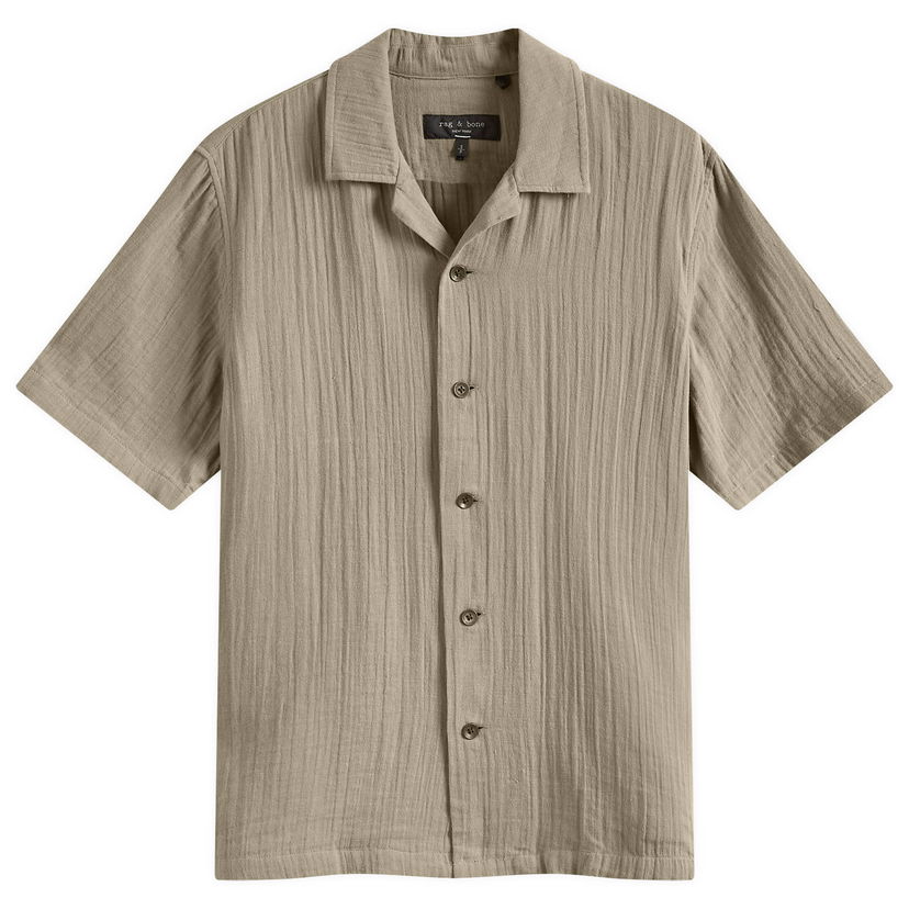 Košulja rag & bone Knit Avery Shirt Zelena | MBW23HA458SSML-VET