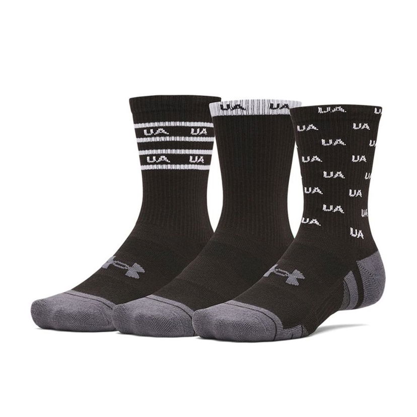 Čarape Under Armour Under Armour Performance Tech Crew Socks 3-Pack Crna | 1379515-004